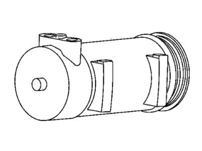 Jeep Wrangler A/C Compressor - R5037432AB