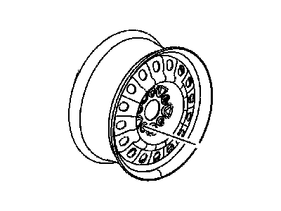 Chrysler 4743262AB WHEEL Steel