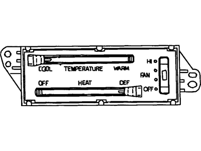 Dodge 55055458AC CONTROL Heater