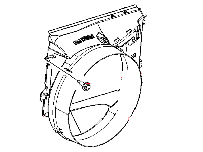 Dodge 52028851AC SHROUD Fan