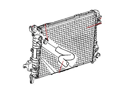 Dodge 52028829AE RADIATOR Engine Cooling