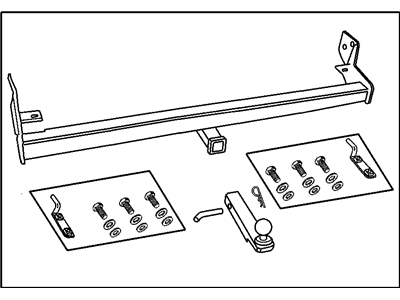 Jeep 82204119 RECEIVER KIT Trailer Tow