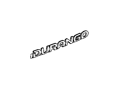 Dodge 55077393AB NAMEPLATE Durango