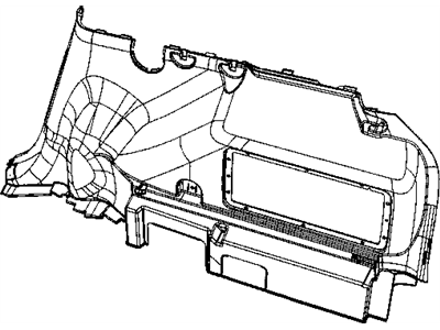 Jeep YF67DK7AB PANEL Quarter Trim