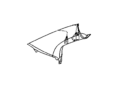 Jeep YF54DW1AA MOLDING Windshield Garnish