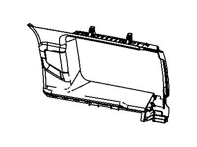 Jeep 1AX76XDVAA MOLDING C Pillar 74 Body Style