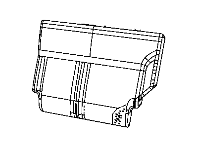 Dodge 1FZ791DVAA COVER Rear Seat Back 60% Back Cover