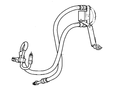 2004 Jeep Liberty Power Steering Hose - 52128940AA