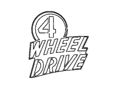 Jeep 5SE83GW7AA DECAL Tailgate 4 Wheel Drive