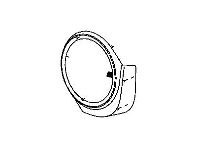 Jeep 1AW72BDAAA GRILLE Speaker