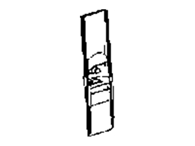 Dodge 68014362AA MOLDING B Pillar
