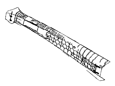 Dodge 1HC44XDVAA MOLDING B Pillar