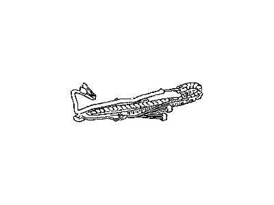 Dodge 68022480AA WIRE TRACK Sliding Door Right