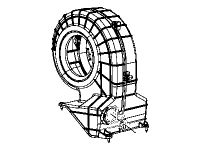 Chrysler 68023617AA HOUSING Blower Motor Includes: Bolt, Clamp, Screws