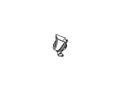 Dodge 68214406AA HORN AND BRACKET High Note