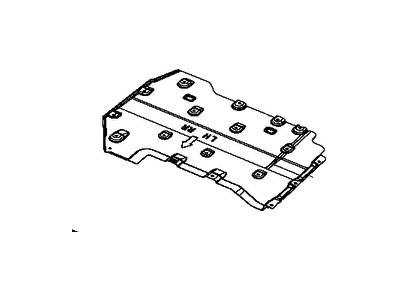 Mopar 68250634AD Shield Floor Pan