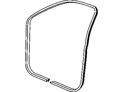 Mopar 55394040AG Body Weatherstrip, Front Inner