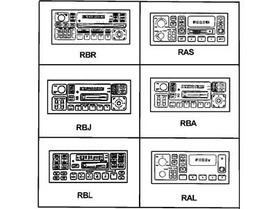 Jeep 4858556AC RADIO AM/FM Cassette