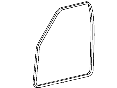 Mopar 55276502AA Weatherstrip, Front