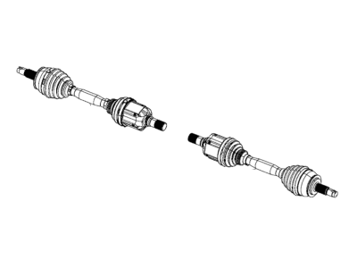 2020 Jeep Compass Axle Shaft - 68290566AA