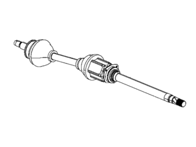 2018 Jeep Compass Axle Shaft - 68287867AA