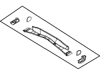 Dodge 5115549AA CROSSMEMBER Rear Seat