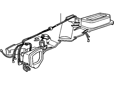 Chrysler 4462372 SEAL, A/C. Heater Evaporator Cover To Plenum