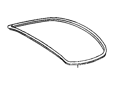 Dodge MB882472 MOLDING Rear Window