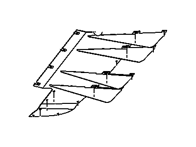Mopar 5290137AD Belly Pan Extension Rear