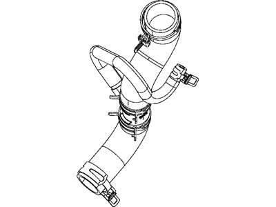 Dodge Durango Radiator Hose - 52014895AD