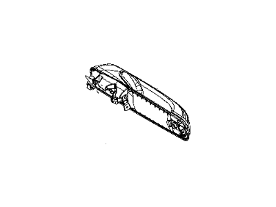 2017 Ram 2500 Door Handle - 1GH19PWQAD