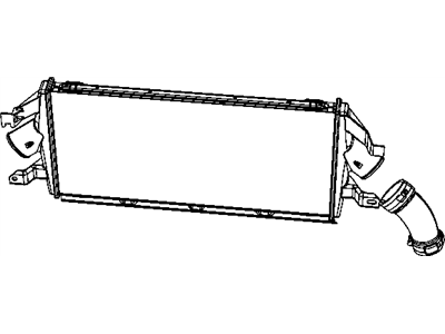Chrysler 4891789AB HOSE Intercooler Inlet
