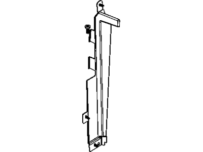 Jeep 68033047AA SEAL RADIATOR SIDE AIR Diesel