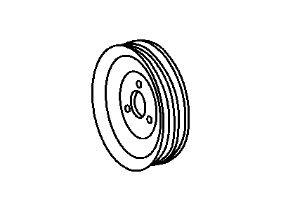 Dodge 5117692AA PULLEY Power Steering Pump