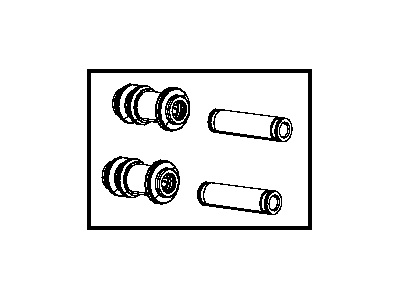 Jeep 5103158AA BUSHING AND SLEEVE KIT Caliper