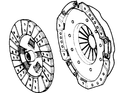Jeep 52104360AB CLUTCH KIT Pressure Plate and Disc
