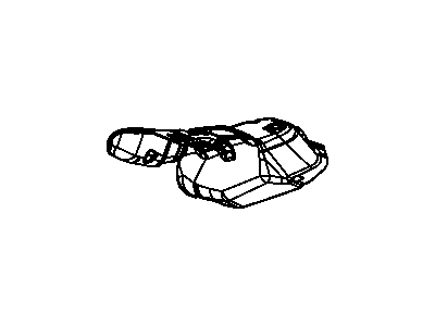 Jeep 55361340AC SILENCER Floor Pan Front Tunnel