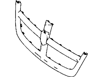 Dodge 1HQ77DX9AA GRILLE Radiator