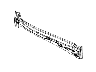 Mopar 55113046AC Center Pillar Reinforcement, Inner Passenger Side