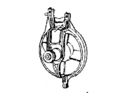 1987 Dodge Caravan Fan Motor - 4401103