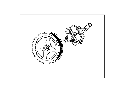 Ram 68193091AB PUMP Power Steering