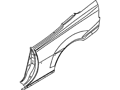 Mopar MR535478 Quarter Panel, Rear Outer Driver Side