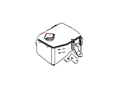 Jeep 55038011AA BOTTLE Coolant Recovery