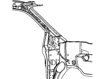 Dodge 5020018AA TUBE Sunroof Drain