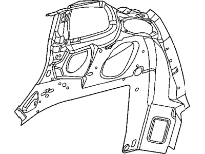 Chrysler 5017566AA PANEL Quarter Inner