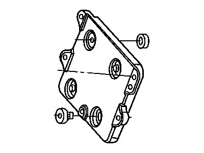 Dodge 5175547AB BRACKET Engine Control Module
