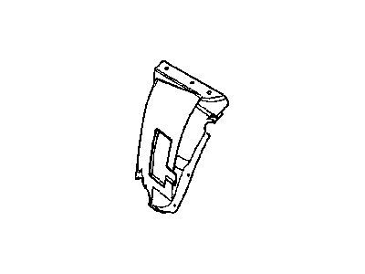 Mopar 4878822AB Fender Liner, Front Driver Side