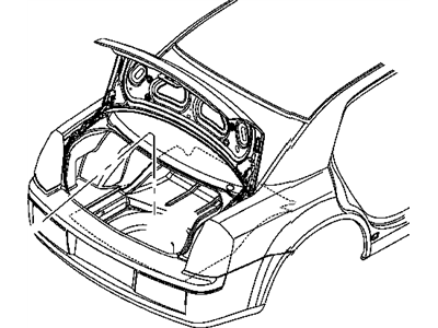 Dodge 5000074AD PULL CUP Decklid Inner