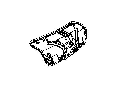Chrysler 5000072AD COVER Decklid Interior Trim