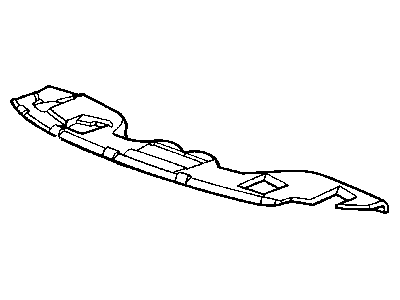 Dodge 4580767AE SILENCER Cowl Plenum Panel Upper